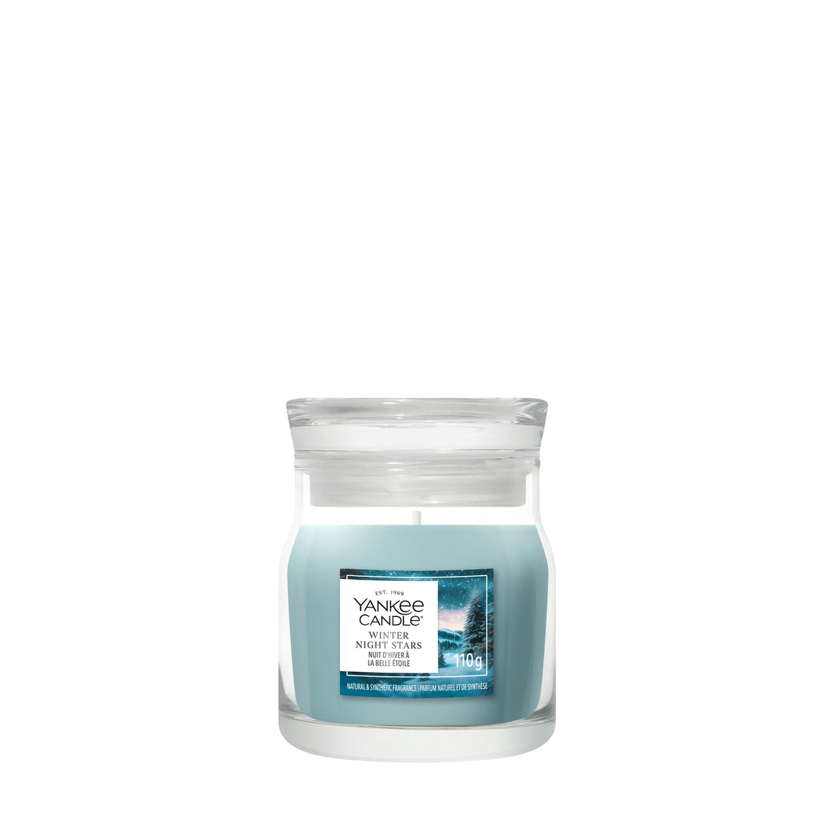 Candela Piccola Signature Winter Night Stars Blu Yankee Candle