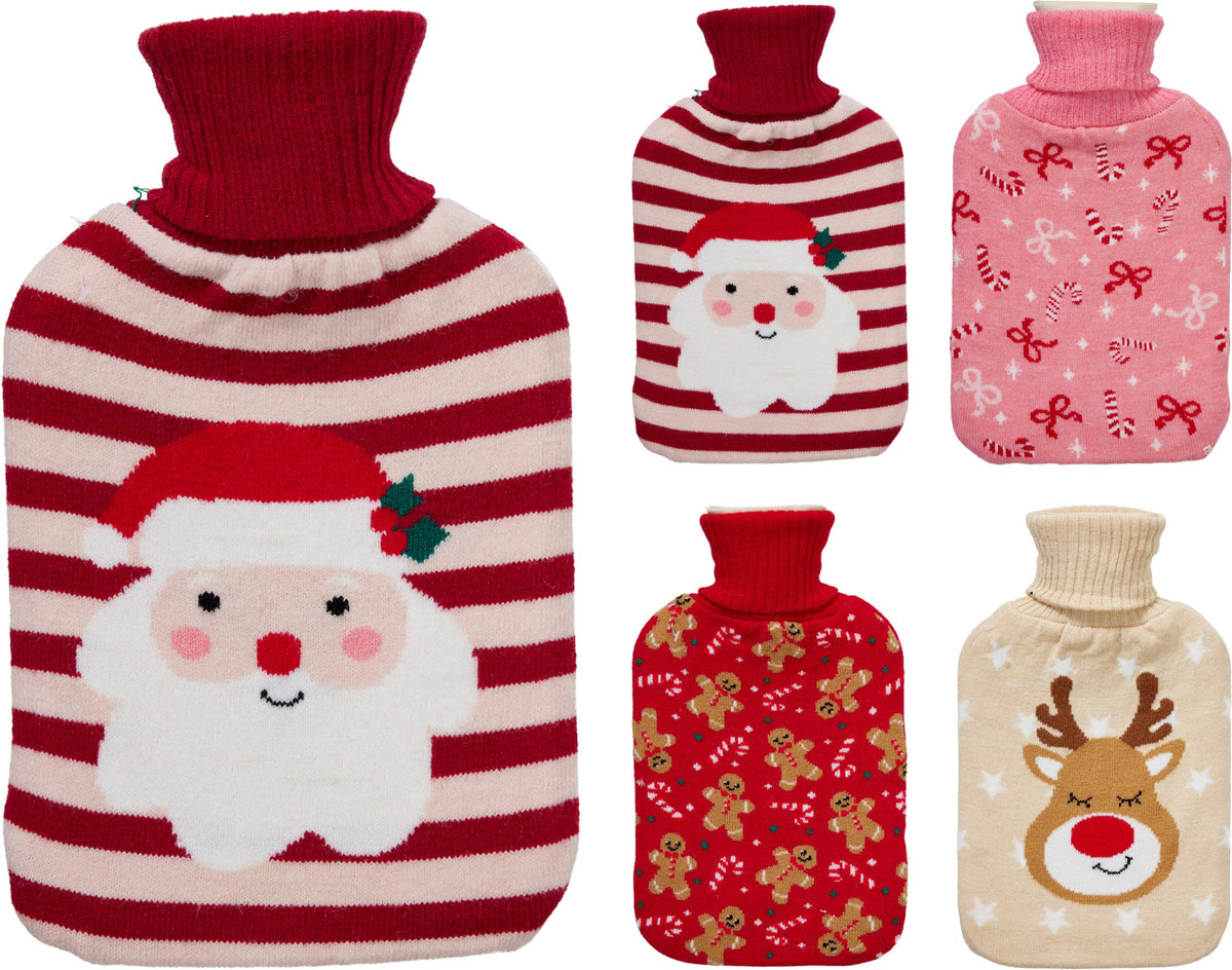 Borsa dell'acqua calda natalizia 33 x 19 cm modello assortito PERAGA CHRISTMAS