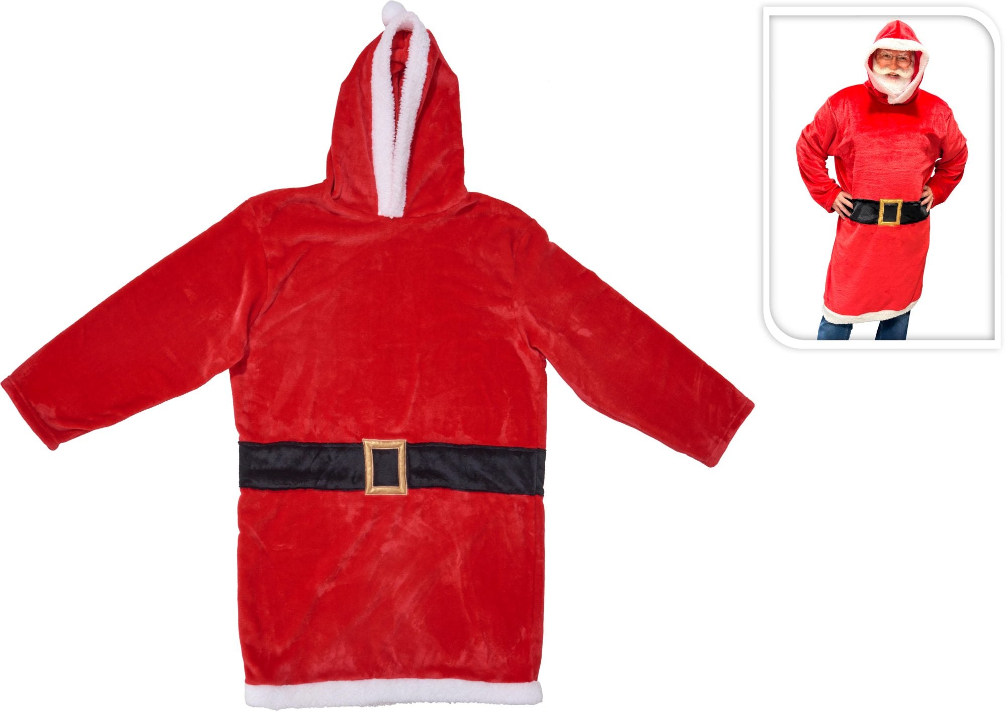 Vestito da Babbo Natale taglia unica PERAGA CHRISTMAS