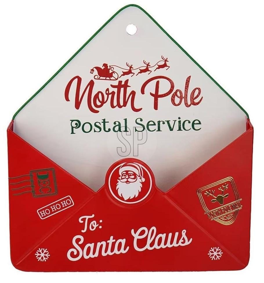 Cassetta delle lettere natalizia 34 cm PERAGA CHRISTMAS