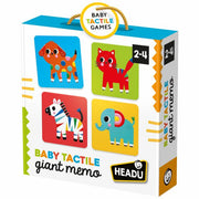 Gioco Tattile Gigante Memo 30 Tessere Multicolore HEADU