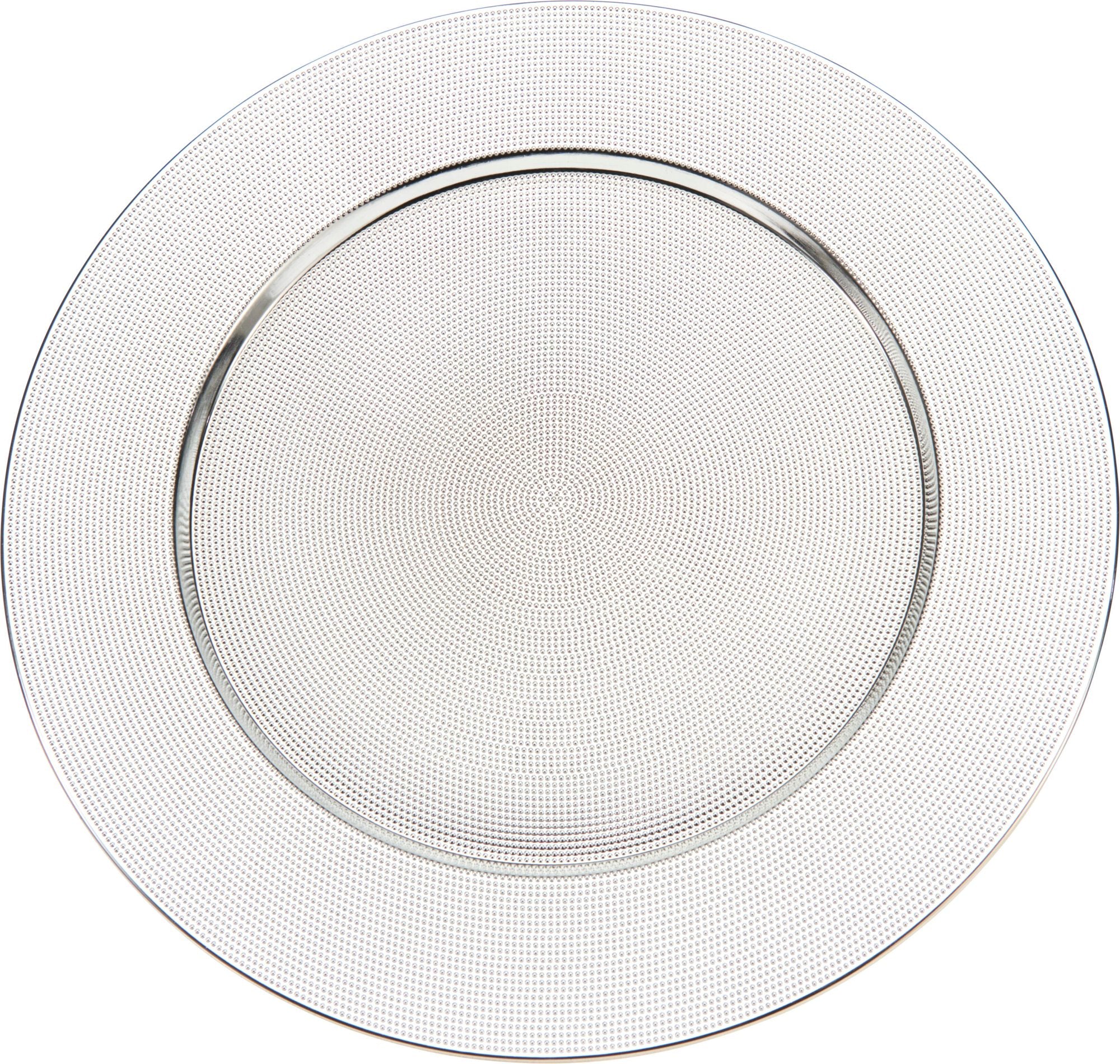 Piatto 40 cm argento PERAGA CHRISTMAS