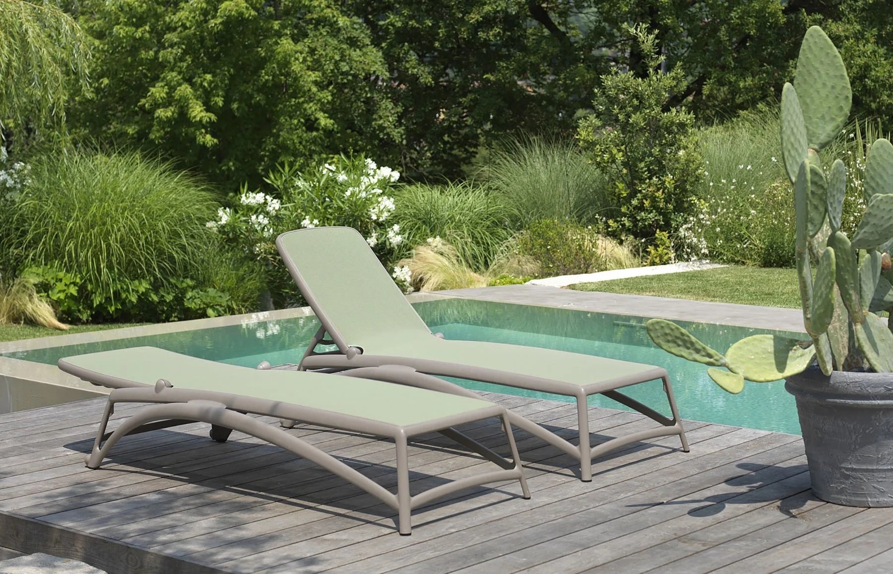 Nardi Lettino Atlantico 171/204 x 70 x 35 cm