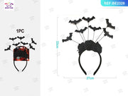 Cerchietto Halloween con pipistrelli PartyGo