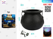 Lampada Halloween barattolo strega con 12 luci PartyGo