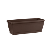 Cassetta fioriera Roxanne con sottovaso 80cm Bronzo VECA