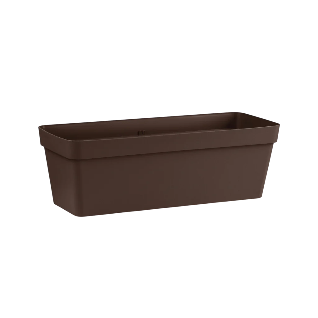 Cassetta fioriera in plastica Cleo 50 cm bronzo VECA