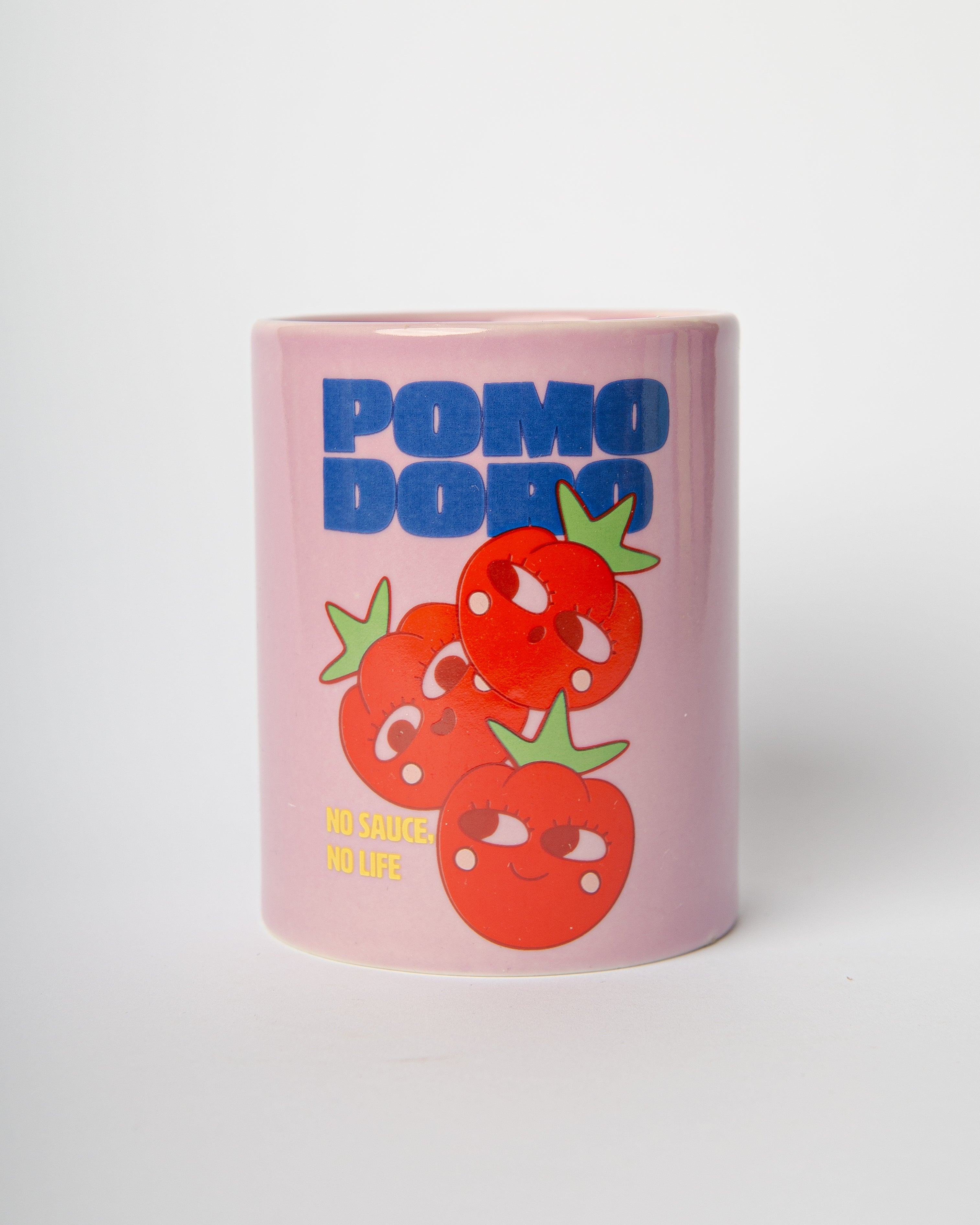 Candela Decorativa Pomodoro 8x8x10 cm Rosa Blogo