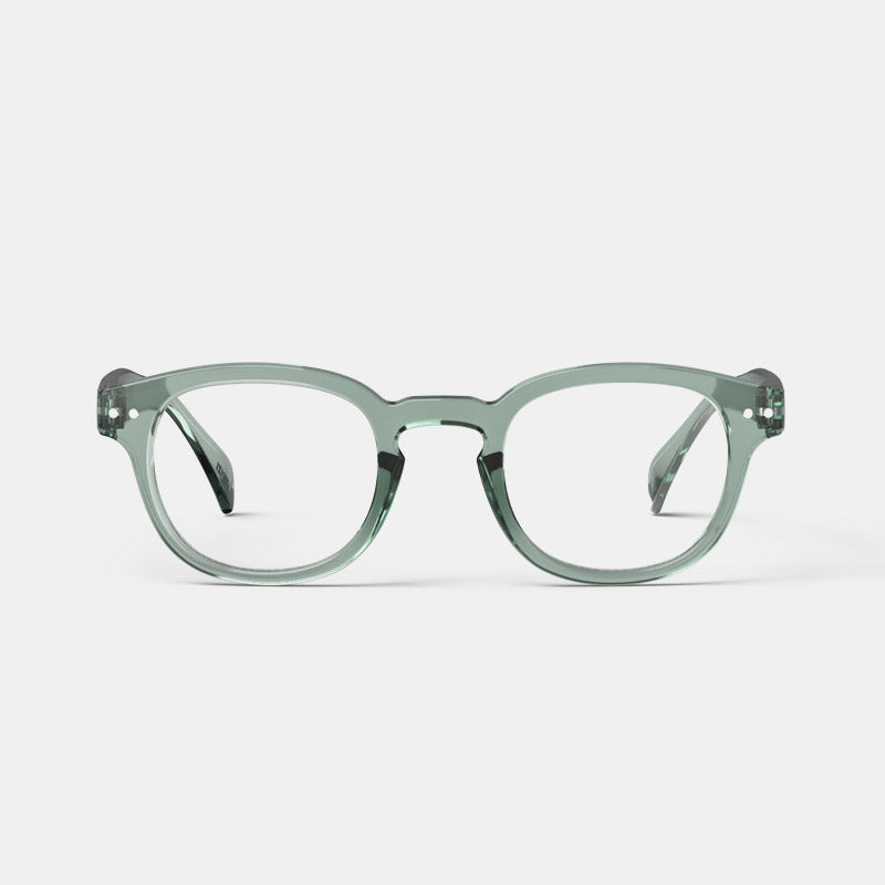 Occhiali da Lettura Modello C Station Seat Verde Cristallo +1 IZIPIZI - immagine 1