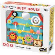 Casetta in Legno Multiattività Gioco Educativo HEADU