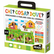 Gioco Educativo Chi Cosa Dove 2-5 anni HEADU