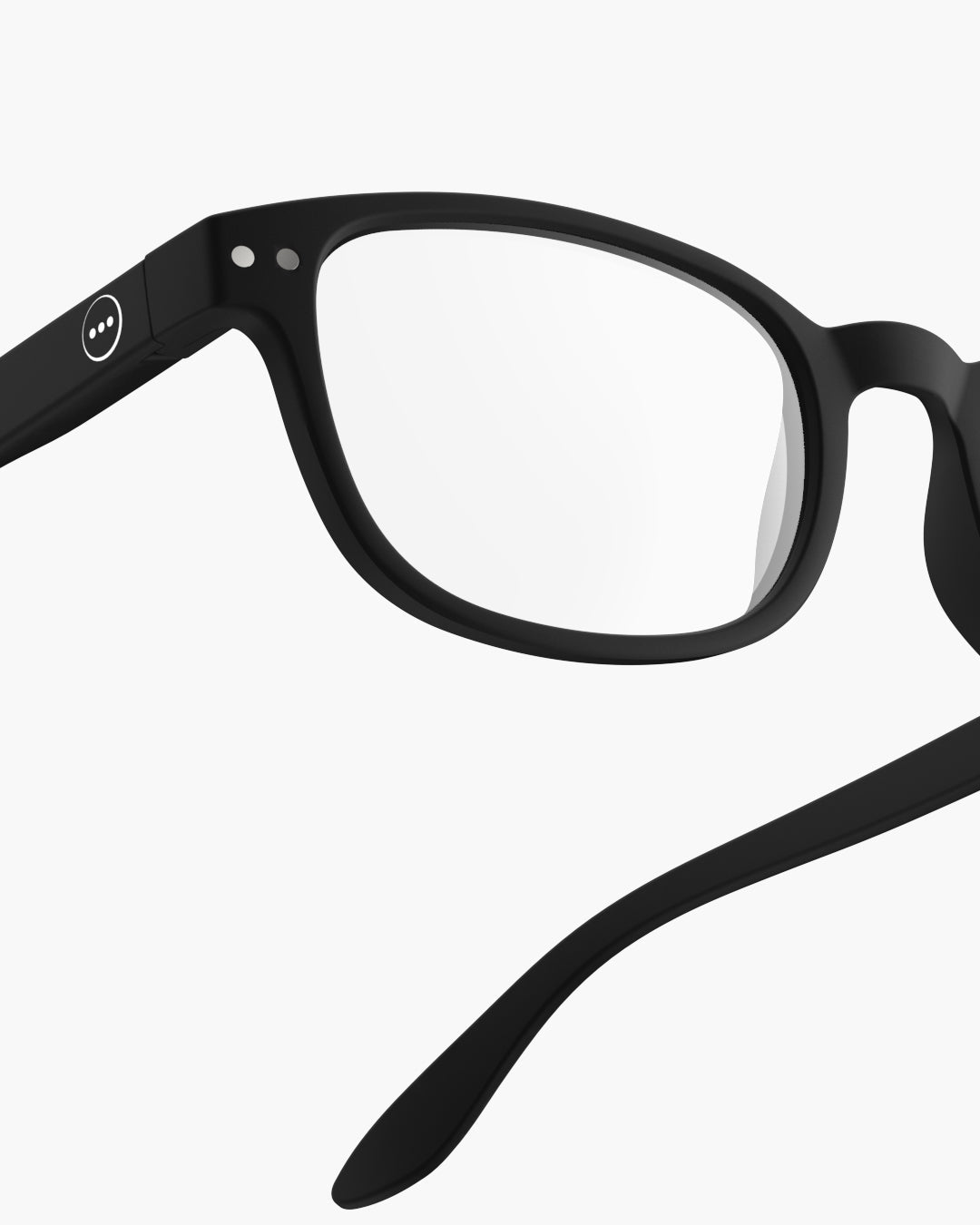 Occhiali da lettura unisex +3.00 Nero Finitura Soft Touch Izipizi