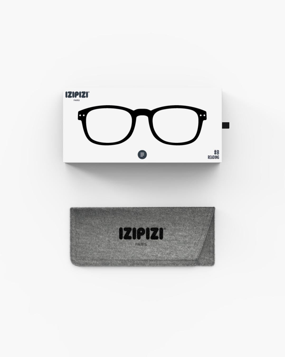 Occhiali da lettura unisex +3.00 Nero Finitura Soft Touch Izipizi