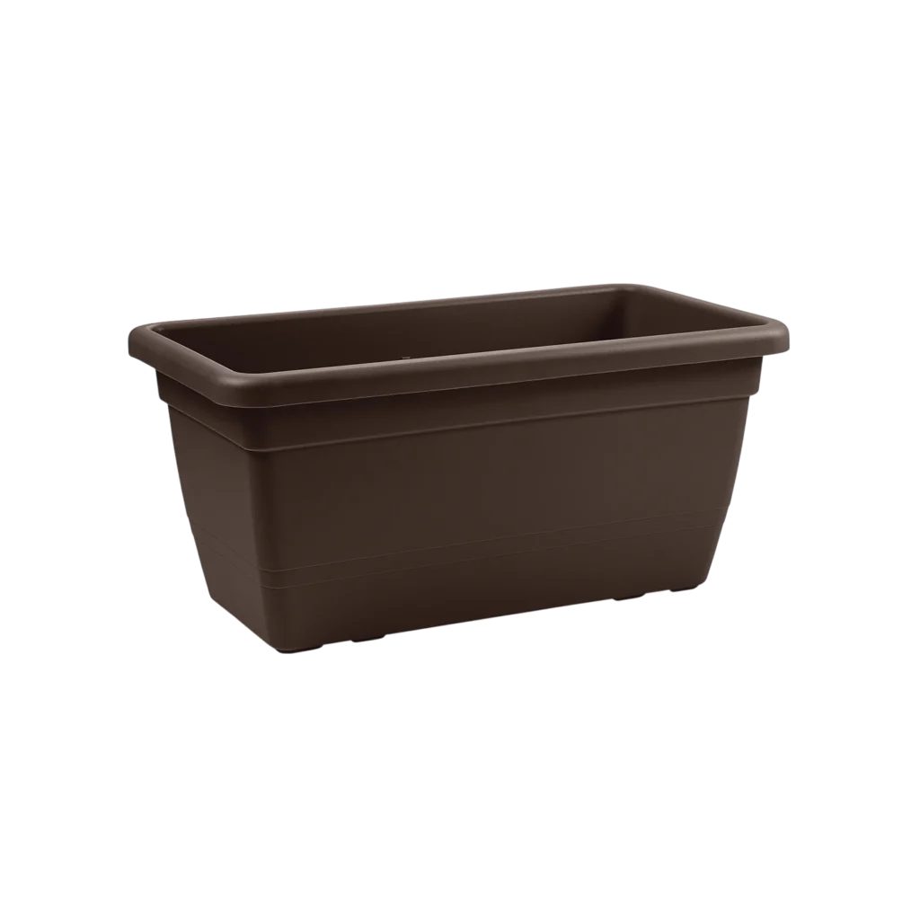 Fioriera rettangolare Anthea 50 cm Bronzo VECA