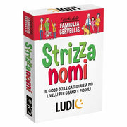 Gioco di Carte Strizzanomi Famiglia Cervellis LUDI