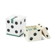 Candela in Cera Ceramica Lucky Dice 283g Verde Misted Lime