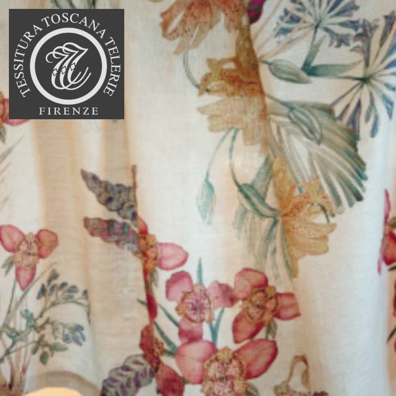 Tovaglia in Puro Lino Eradea 160x230 cm Fondo Naturale Tessitura Toscana - immagine 2