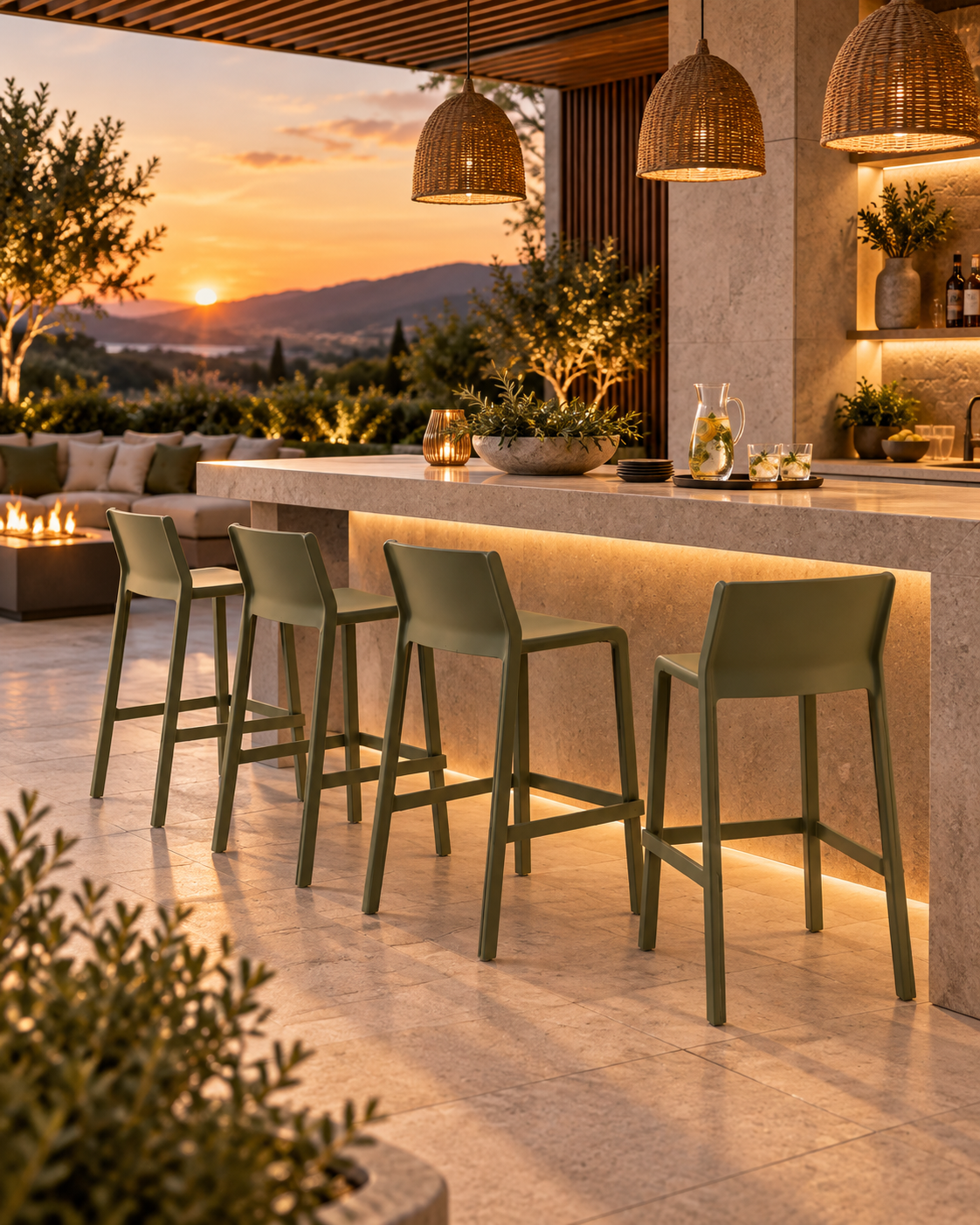 Sgabello Trill Stool Mini Nardi Colore a Scelta
