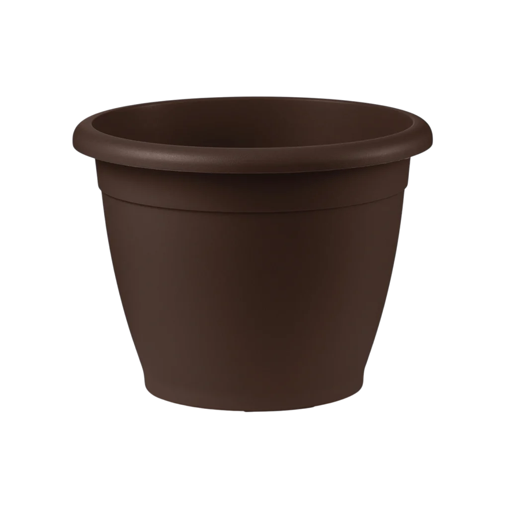 Vaso rotondo Naxos D20 cm bronzo VECA