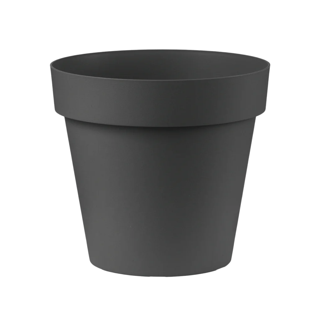 VASO ROTONDO CLEO 60 CM 60% RICICLABILE ANTRACITE