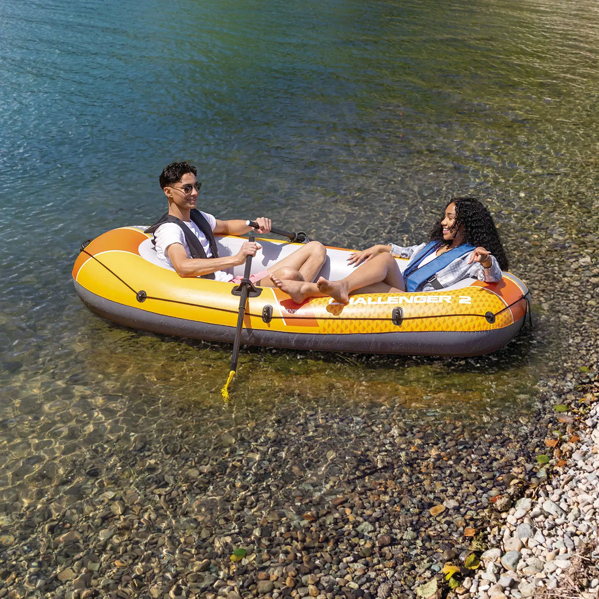 Intex Challenger 2-Sitzer-Beiboot, 236 x 114 x 41 cm
