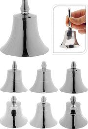 CAMPANELLA IN METALLO 11CM ARGENTO ASSORTITA