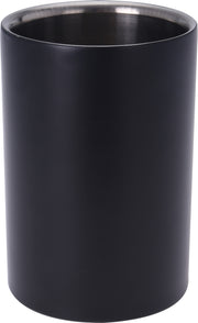REFRIGERATORE GLACETTE INOX NERO PER VINO E CHAMPAGNE 12X18CM
