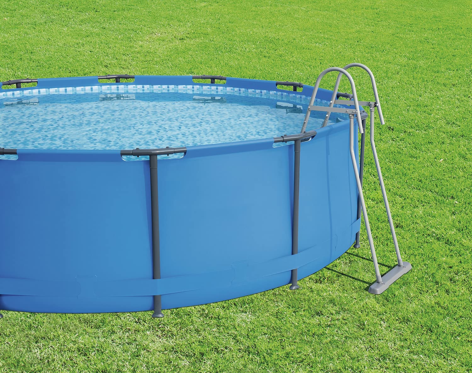 SCALETTA PISCINA 107 CM CON GRADINI REMOVIBILI - BESTWAY 58330
