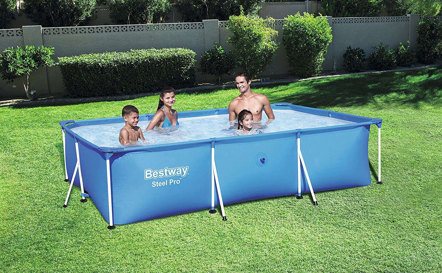 PISCINA RETTANGOLARE STEEL PRO 300X201X66 CM