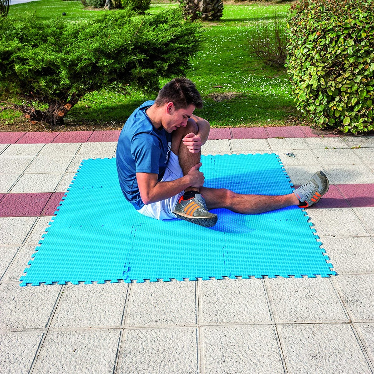 PIASTRELLE 50X50CM 8MM ANTISCIVOLO AD INCASTRO PER PISCINE 9PZ