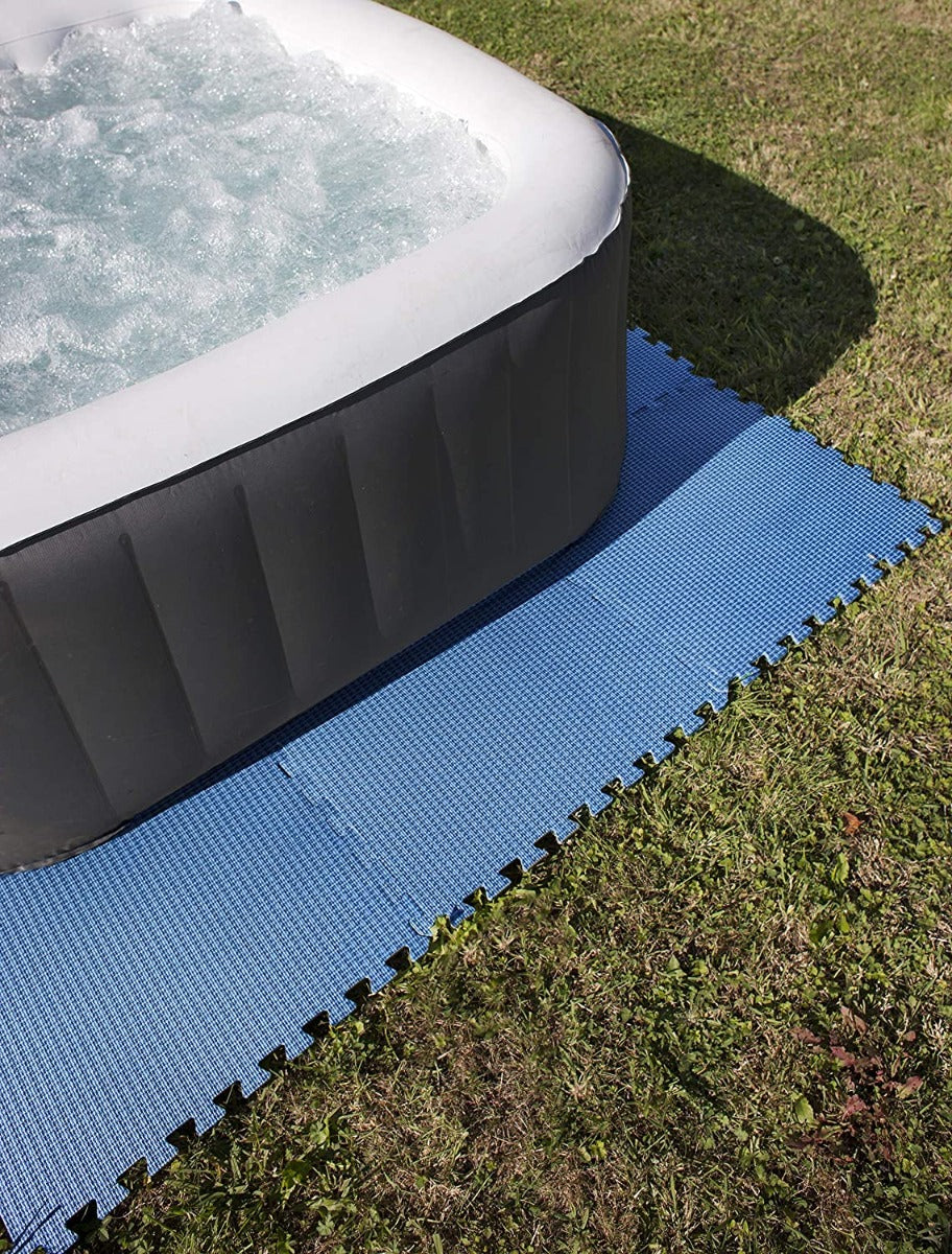 PIASTRELLE 50X50CM 8MM ANTISCIVOLO AD INCASTRO PER PISCINE 9PZ