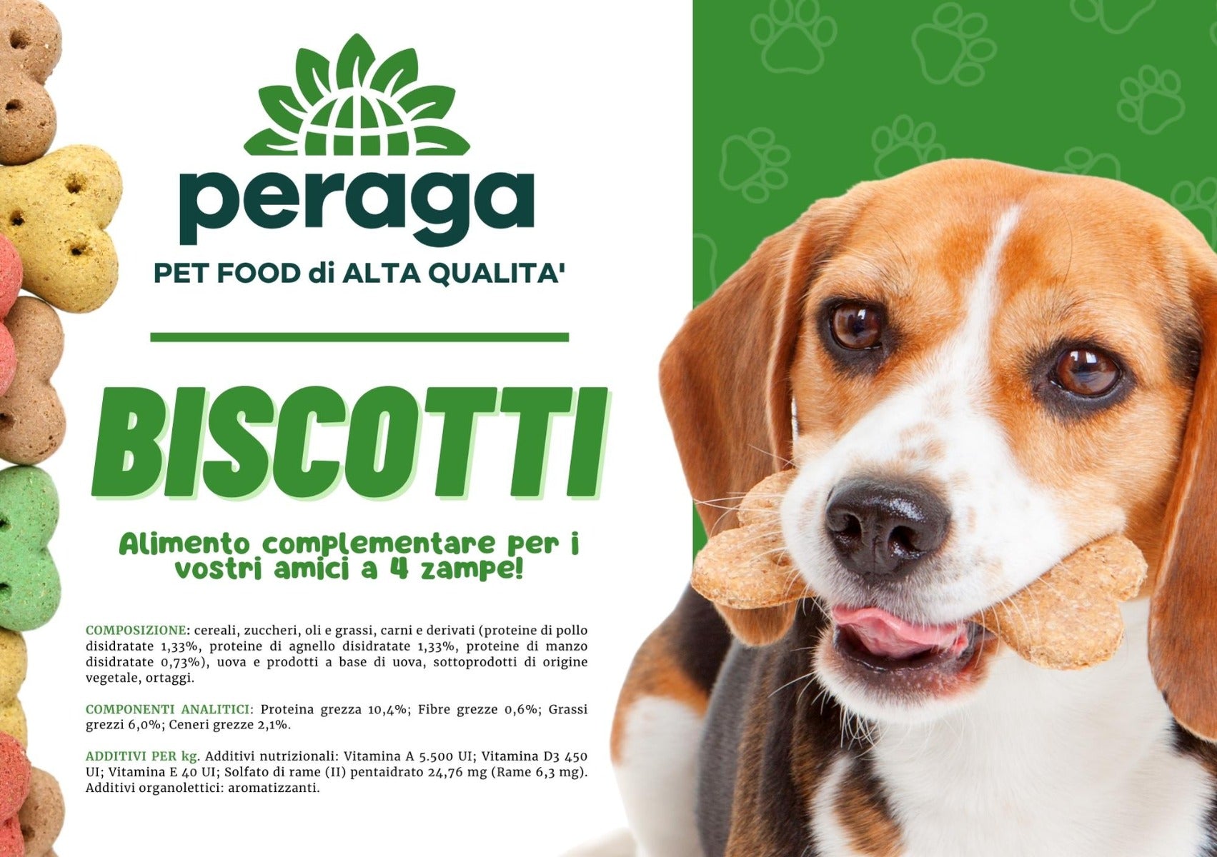BISCOTTI IN MIX DI ALTA QUALITA' PER CANI SECCHIELLO DA 2KG