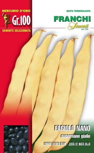 BUSTA SEMI DI FAGIOLO SUPERNANO GIALLO 100 GR