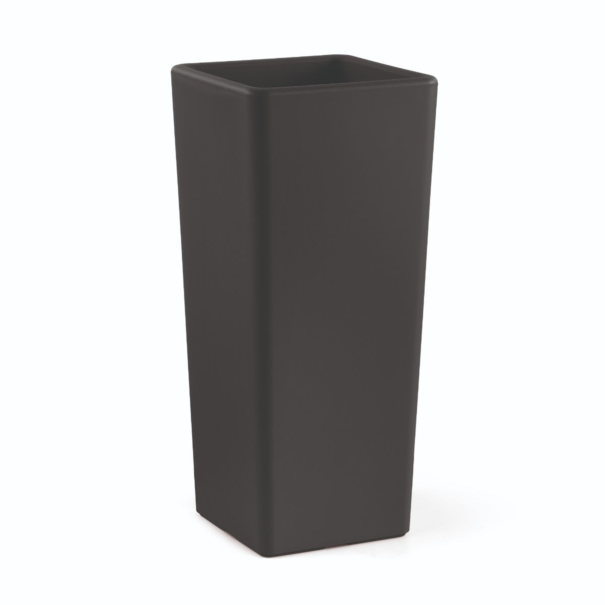 VASO CACHE-POT CLOU QUADRATO H.85CM ANTRACITE