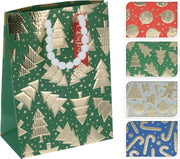 BORSA REGALO NATALIZIA 26X10CM MODELLO ASSORTITO
