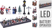 VILLAGGIO DI NATALE COMPLETO CON LUCI LED