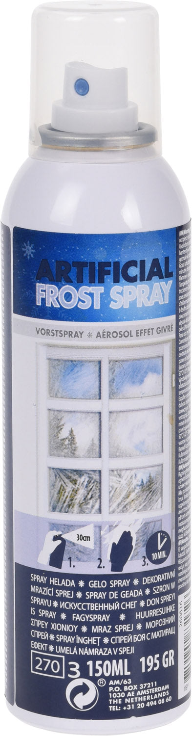 SPRAY EFFETTO GHIACCIO PER DECORAZIONI NATALIZIE 150ML