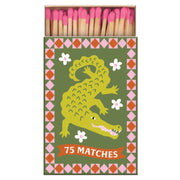 Scatola di Fiammiferi Lunghi Decorata Coccodrillo (75 pz) Paddywax