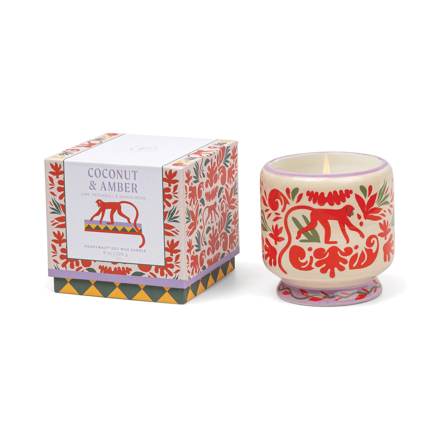 CANDELA A DOPO COCONUT & AMBER IN CERAMICA 226 G