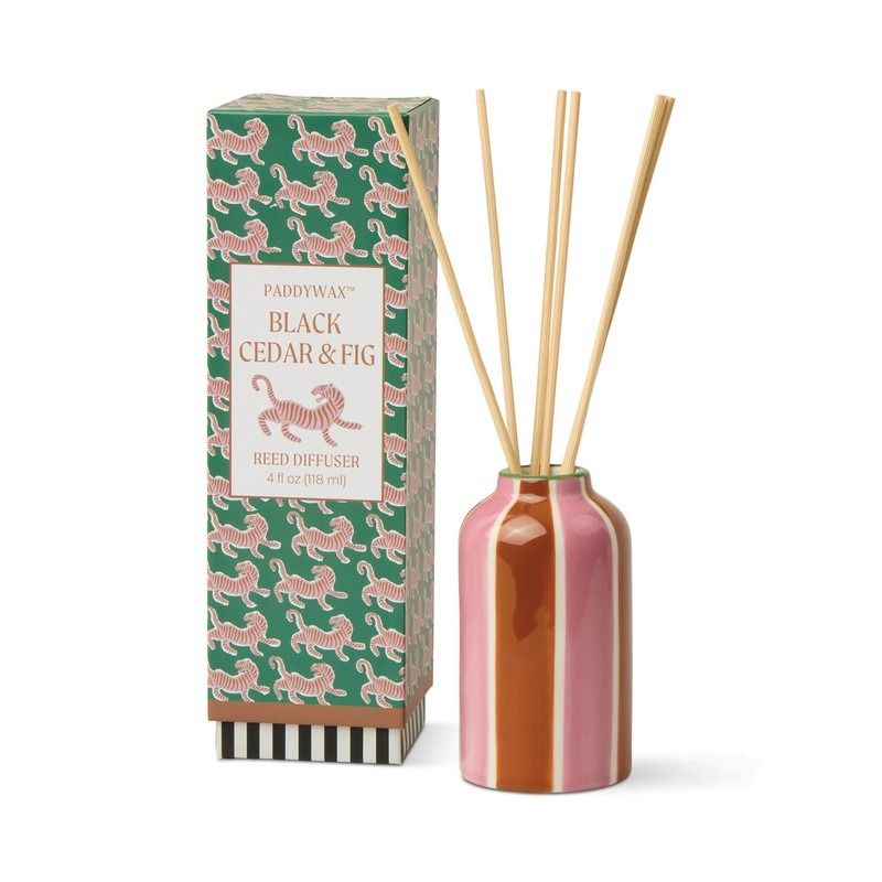 Diffusore in Ceramica A Dopo Tiger 118ml Black Cedar & Fig Paddywax