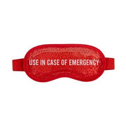 Maschera Occhi Gel USE IN CASE OF EMERGENCY Rosso Fisura
