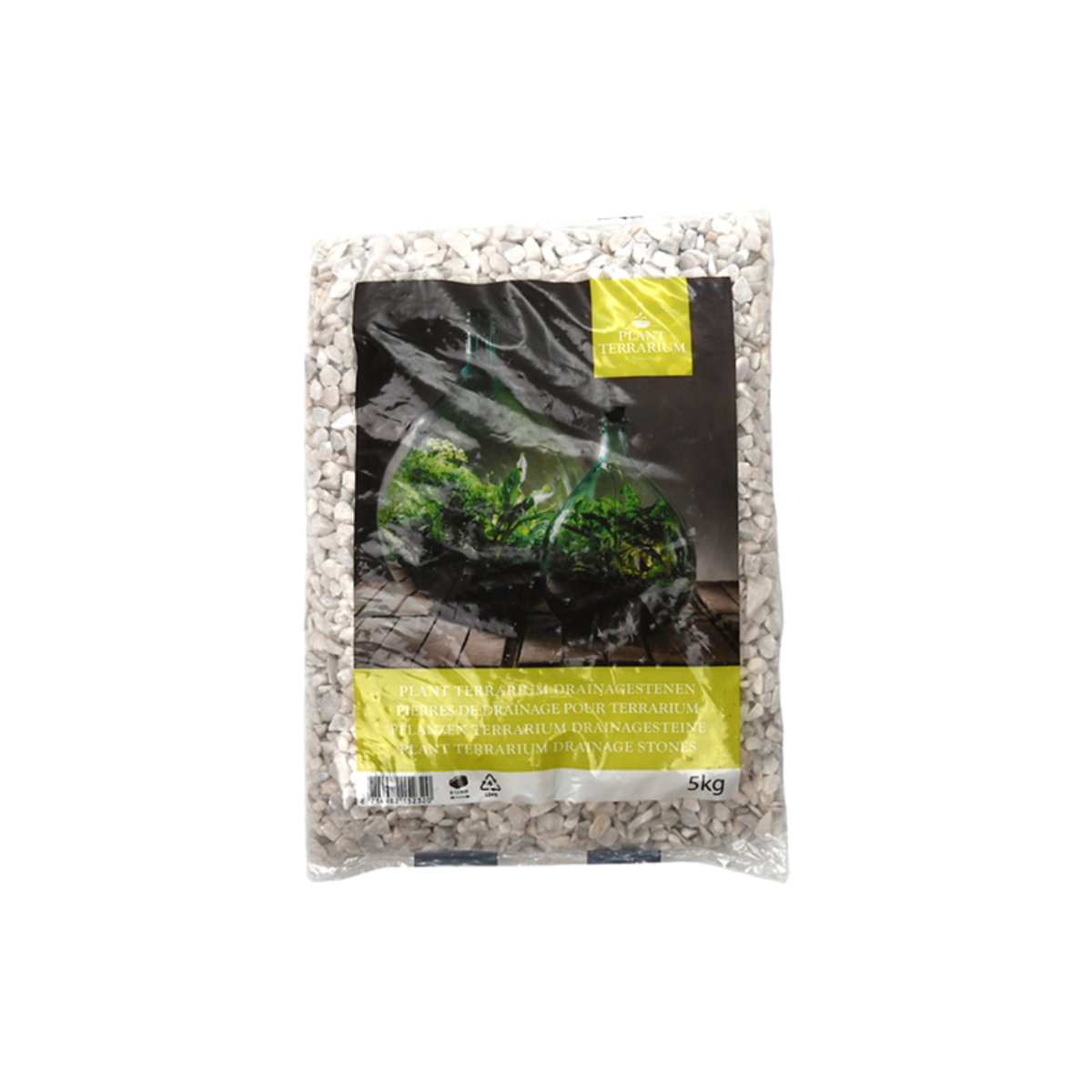 PIETRE DRENANTI PER TERRARI VEGETALI BIANCHE 5KG