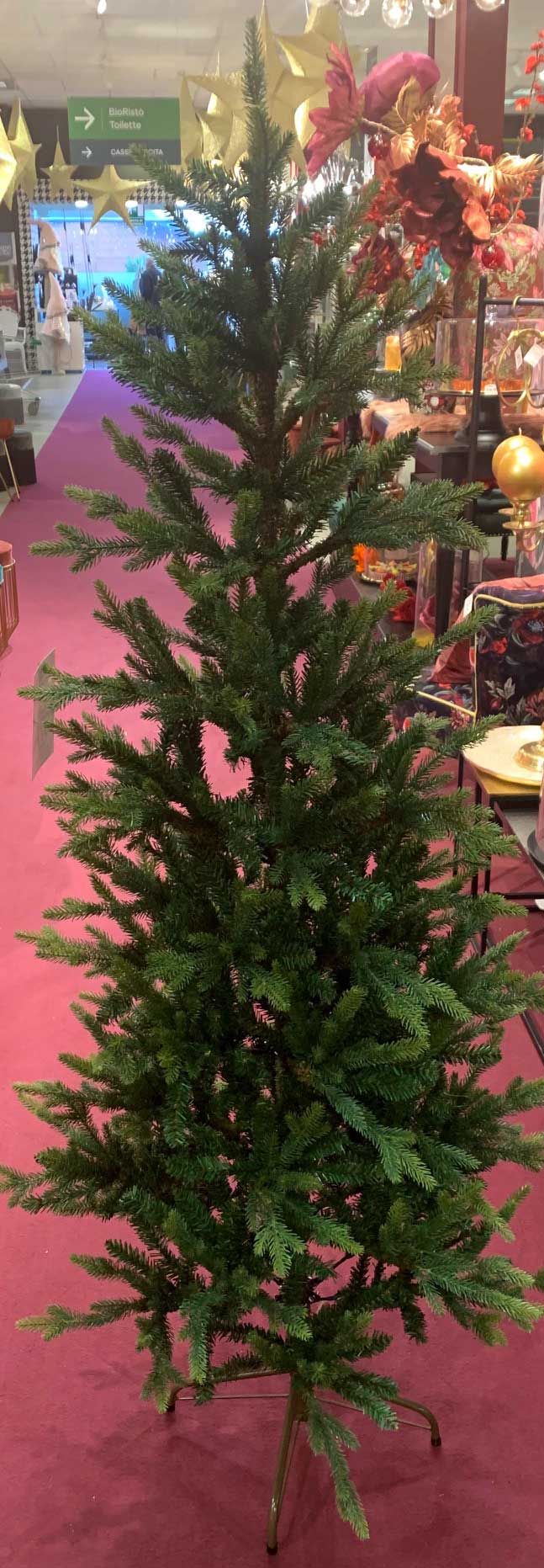 ALBERO DI NATALE 180CM QUEENSLAND SLIM VERDE