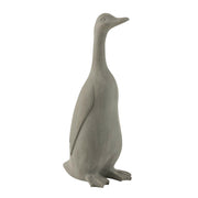 ANATRA IN PIEDI RESINA GRIGIO L (39X32X91,5CM)