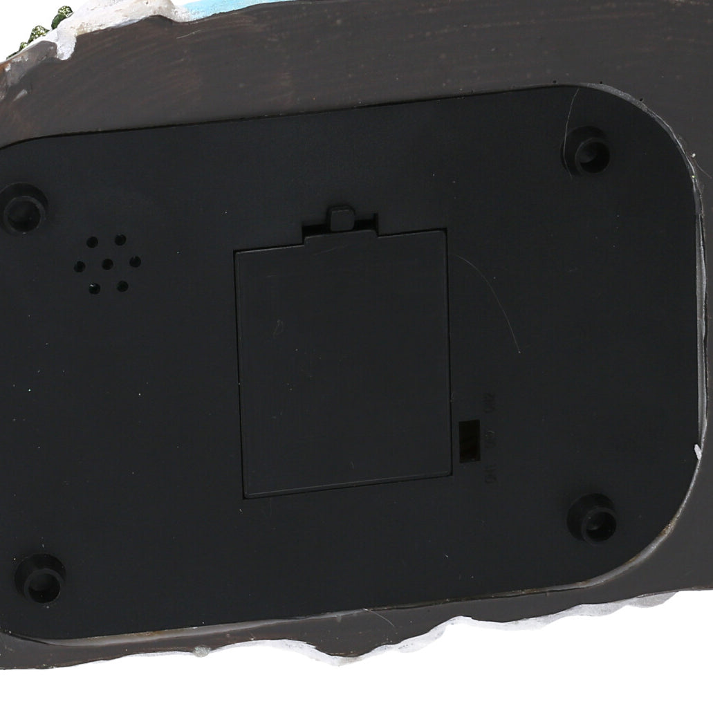 TRENINO IN RESINA CON LED E MUSICA 24X8,5H17CM