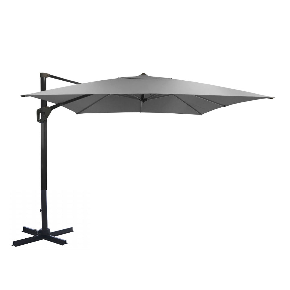 OMBRELLONE ELIOS NOVASUN ORIENTABILE/RETRATTILE 3X3 GRIGIO CHIARO