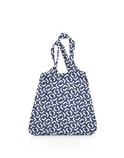 BORSA PER LA SPESA MINI MAXI SHOPPER SIGNATURE NAVY