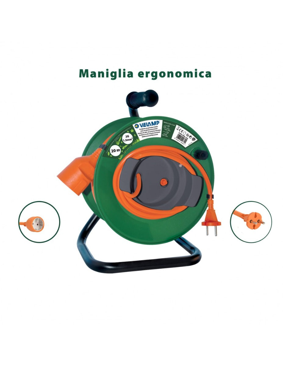 AVVOLGICAVO DA GIARDINO 20 MT 2G1,5
