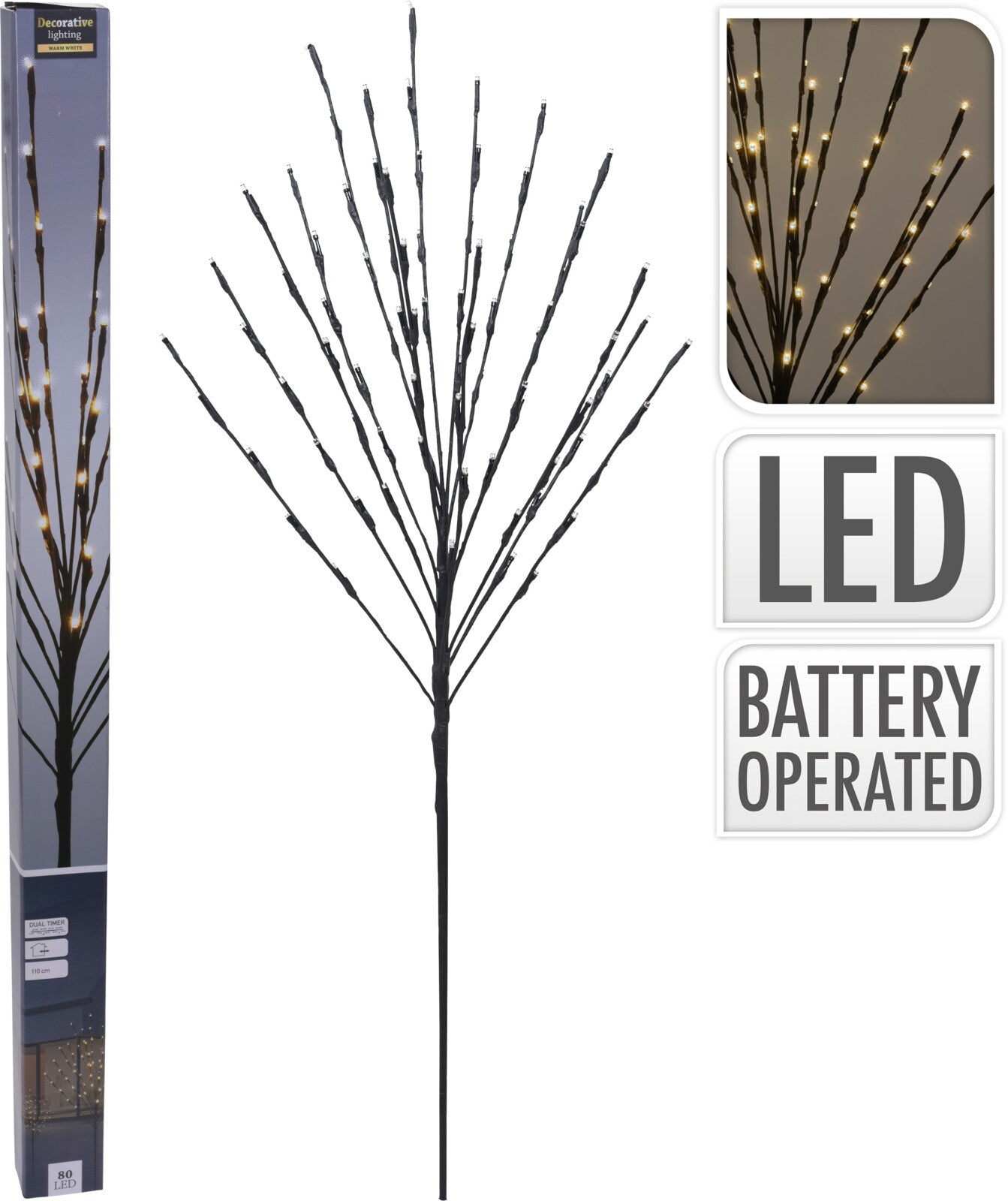 PICK RAMO 80LED BIANCO CALDO 110CM