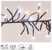 LUCI NATALE GHIRLANDA 576 LED BIANCO CALDO/FREDDO